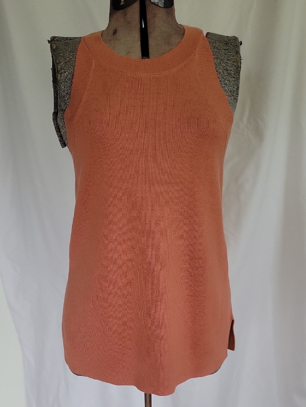 Banana Republic Sweater Tank Top Medium Brown/Orange.